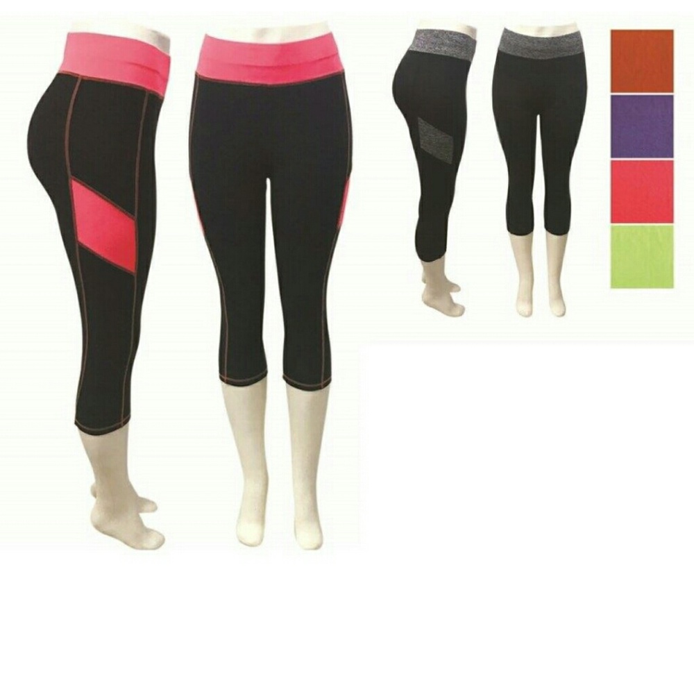 2 pack striped Leggings